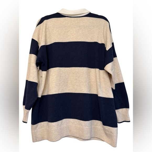 Lane Bryant Striped Polo Sweater 18/20 - Picture 4 of 9